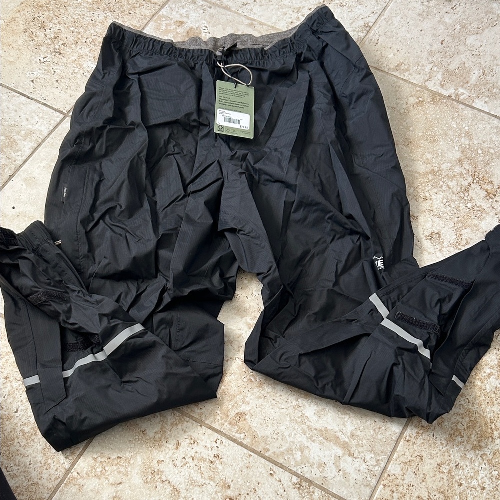 Women’s Black cycling rain pants